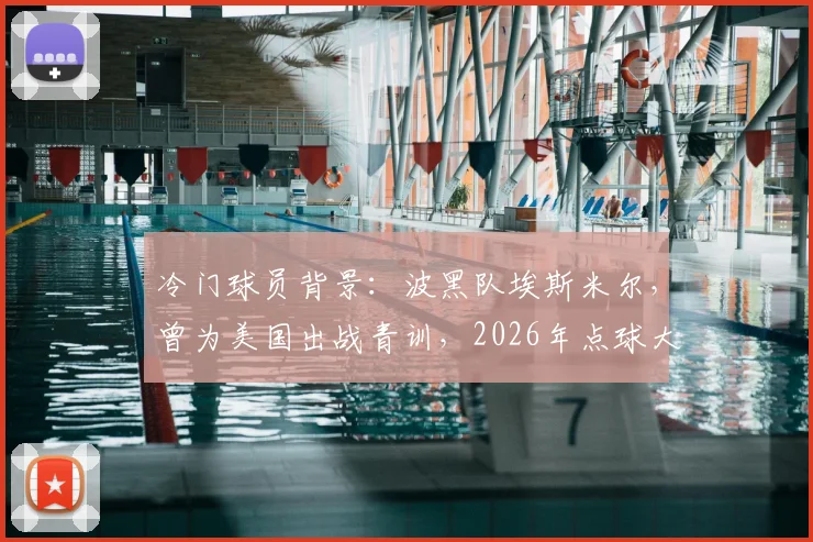 冷门球员背景：波黑队埃斯米尔，曾为美国出战青训，2026年点球大战淘汰意大利成关键先生